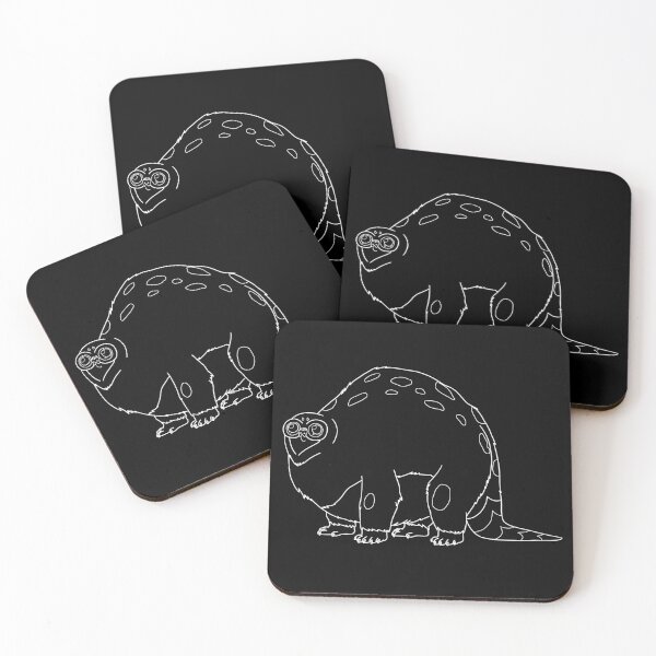 Beebo | Rick and Morty character Coasters (Set of 4)