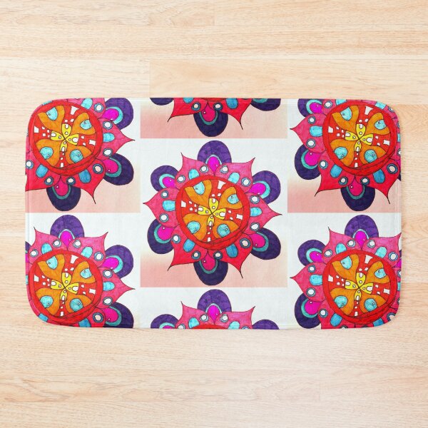 Item preview, Tiny House Flower Mandala designed and sold by rockabilby.