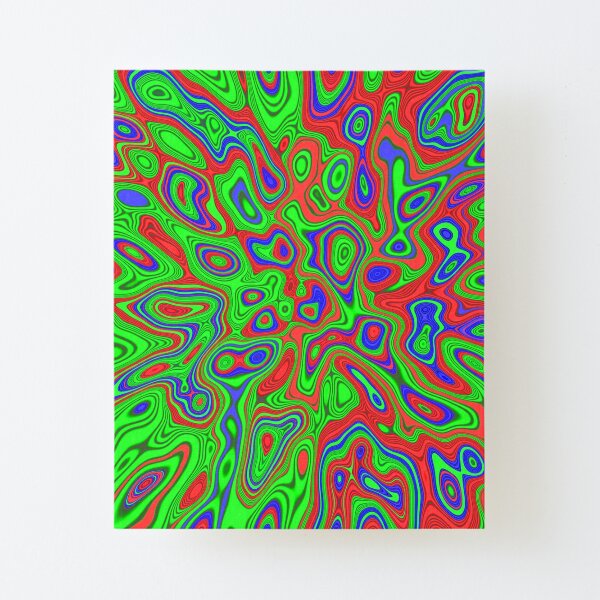 Summer Spirits in the Equalibrium | Abstract random colors #13a Canvas Mounted Print
