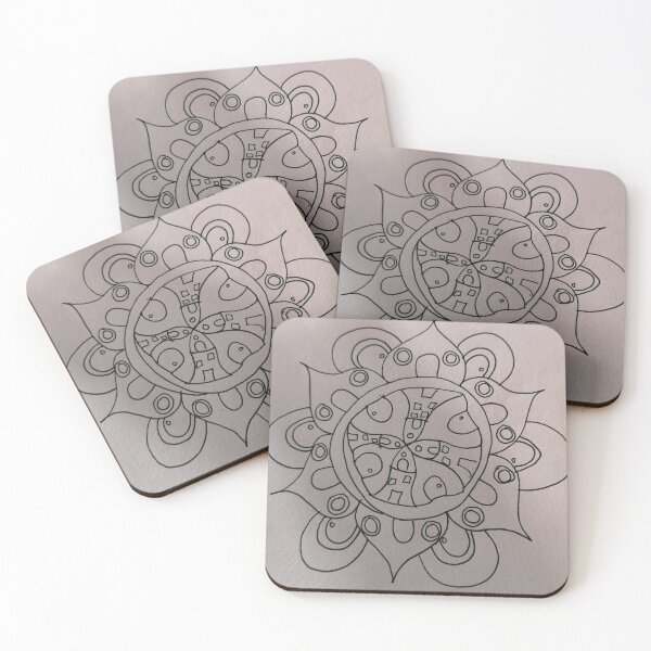 Item preview, Tiny House Twisted Village Mandala designed and sold by rockabilby.