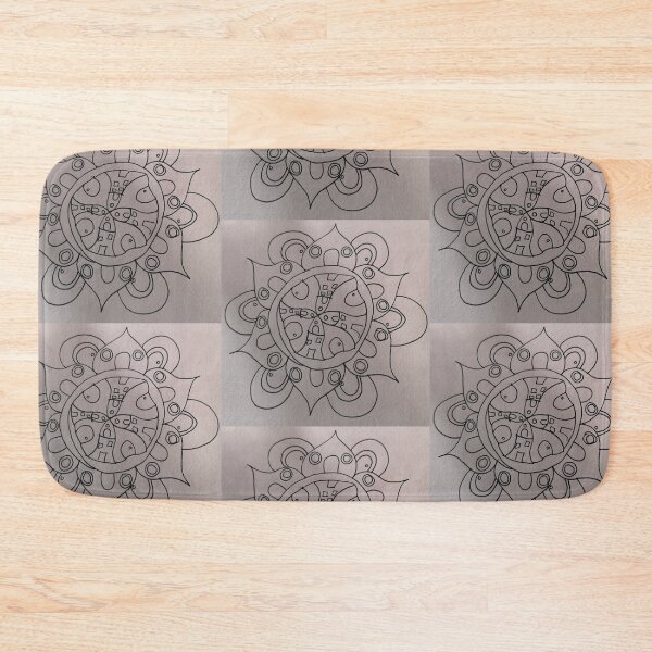 Item preview, Tiny House Twisted Village Mandala designed and sold by rockabilby.