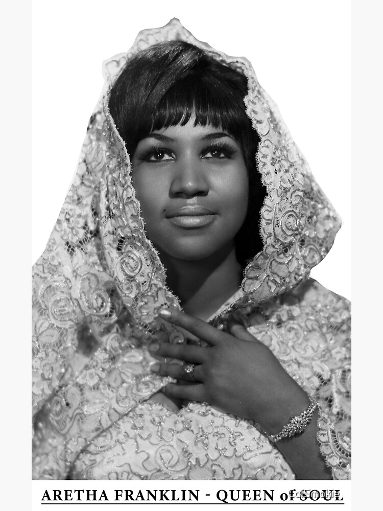 Discover Aretha Franklin Queen of Soul Premium Matte Vertical Poster
