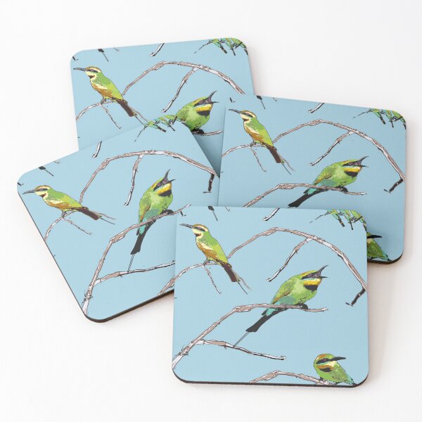 Item preview, Rainbow Bee-eater (Merops ornatus) designed and sold by ChrissyWild.