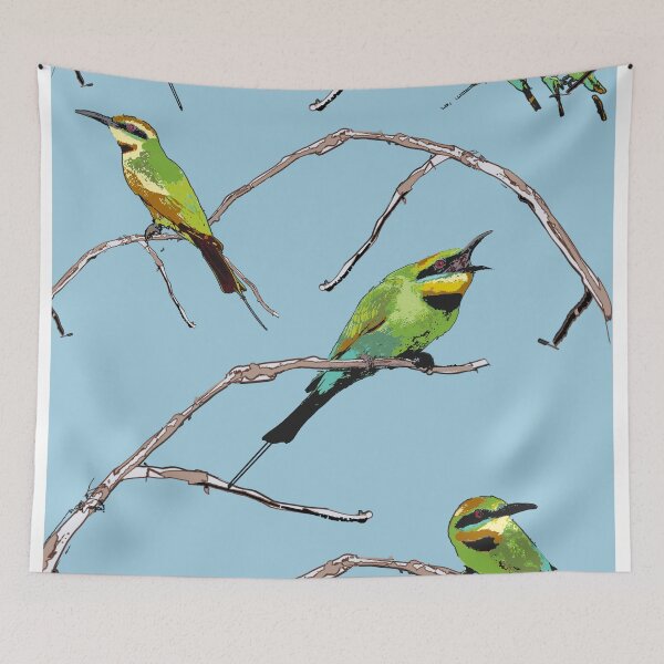 Item preview, Rainbow Bee-eater (Merops ornatus) designed and sold by ChrissyWild.