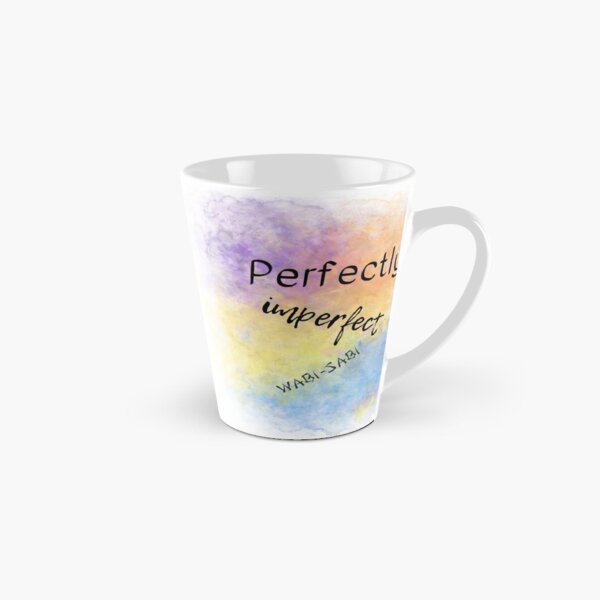 Perfectly Imperfect - Wabi-Sabi (black) Motivational Tall Mug