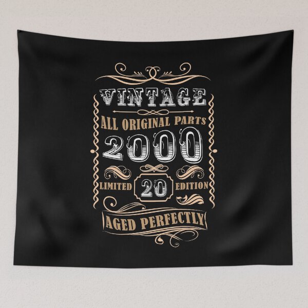 Item preview, Vintage 2000 - 20th Birthday Gift For Men designed and sold by eulonix.
