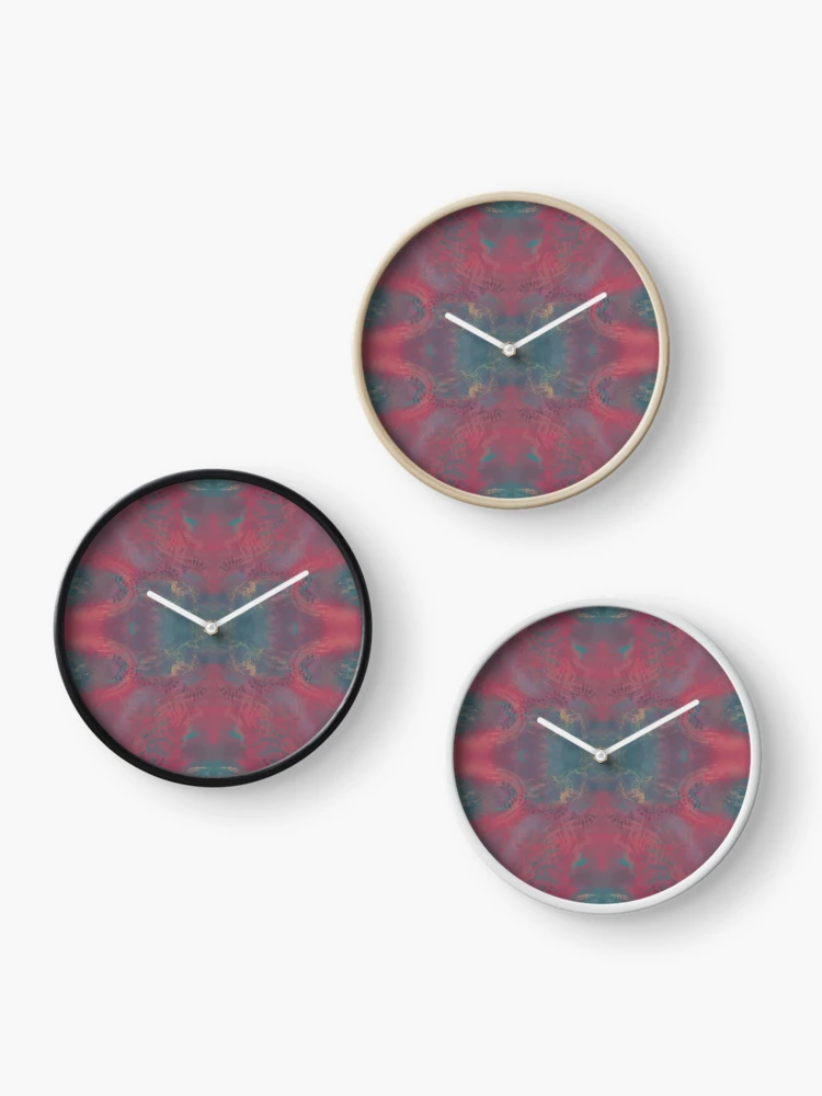 Thumbnail 3 of 4, Clock, Abstract Pattern designed and sold by Winthrop Brookhouse.