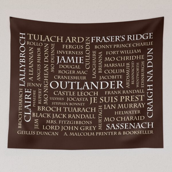 Item preview, Outlander Word Cloud designed and sold by mymymagic.