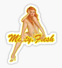 PINUP Red Head Sticker