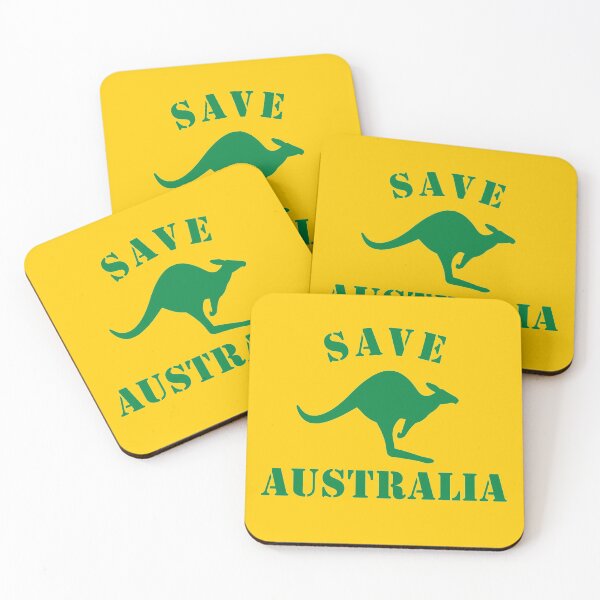 Item preview, Save Australia and Kangaroos designed and sold by CoolYule.