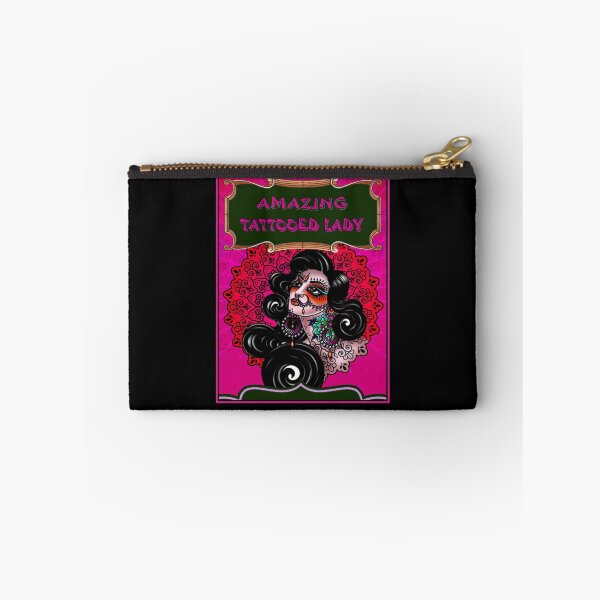 Item preview,  AMAZING TATTOOED LADY : Vintage Colorful Art Advertising  Print designed and sold by posterbobs.