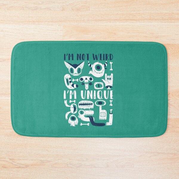 Item preview, Being different design with quote " I'm not weird I'm unique " designed and sold by FFelder.