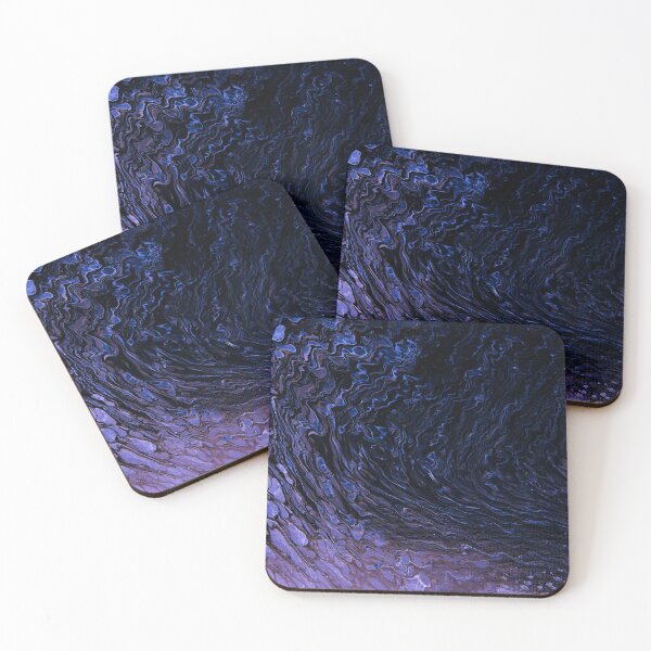 Item preview, Dark Purple - Acrylic Pouring designed and sold by fabenfro.