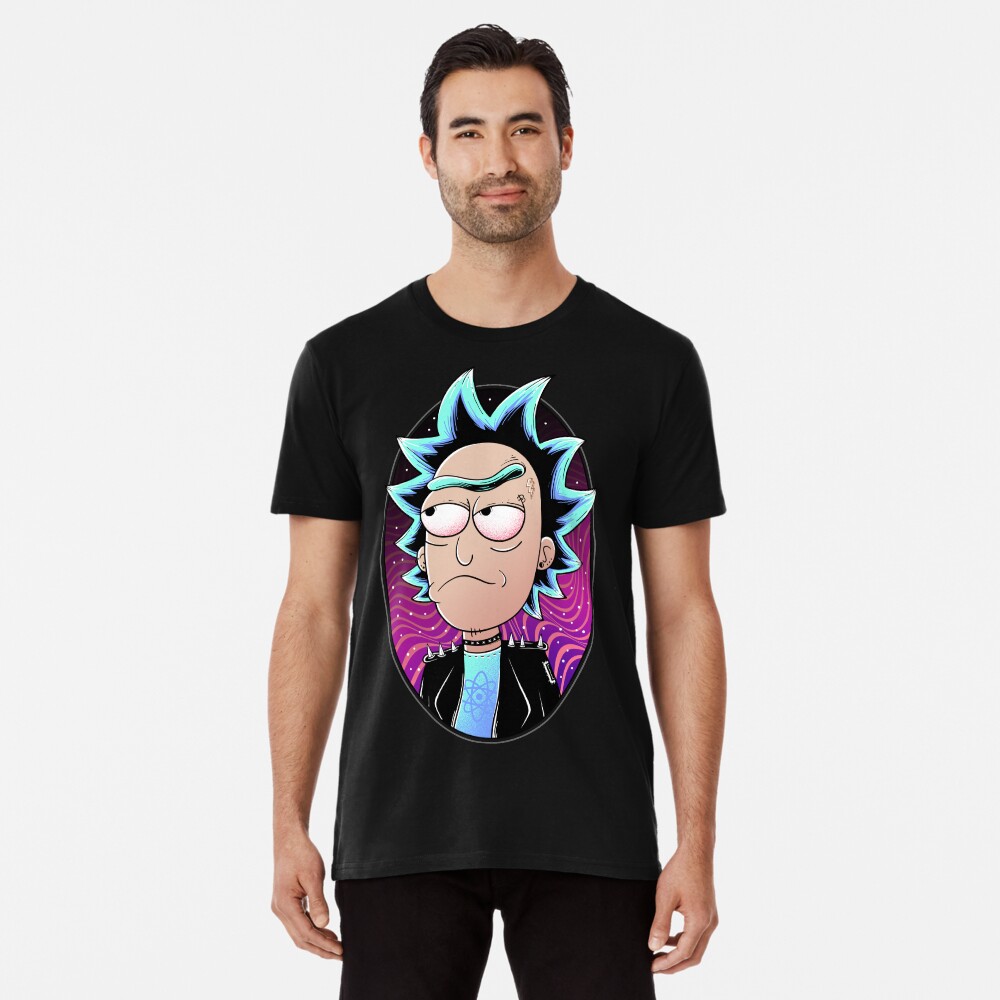 Rick Sanchez Rebel Scientist Premium T-Shirt