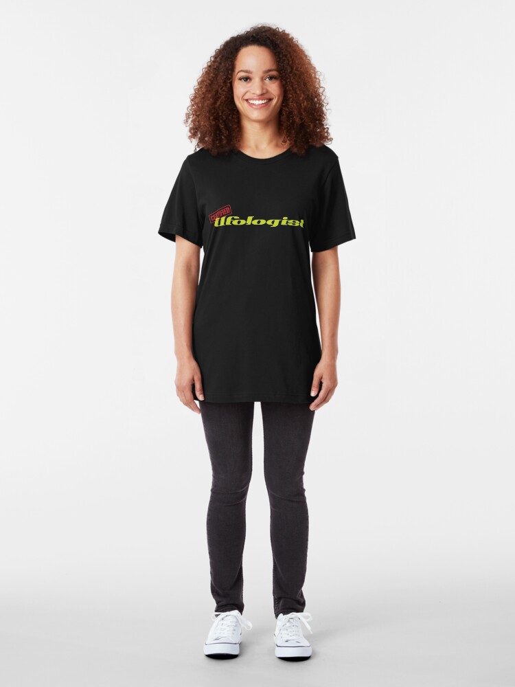 Alternate view of Certified Ufologist Slim Fit T-Shirt