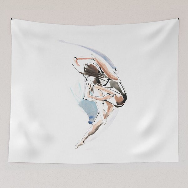 Item preview, Original Jump Ballet Dance Drawing  designed and sold by CatarinaGarcia.