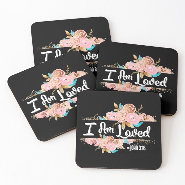 Item preview, I Am Loved # John 3:16 designed and sold by MJDezigns.