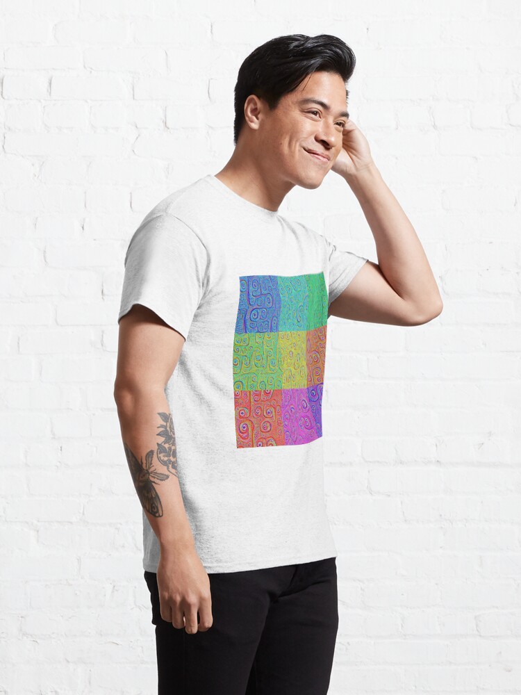 Alternate view of Deep Dreaming of a Color World 2K Classic T-Shirt