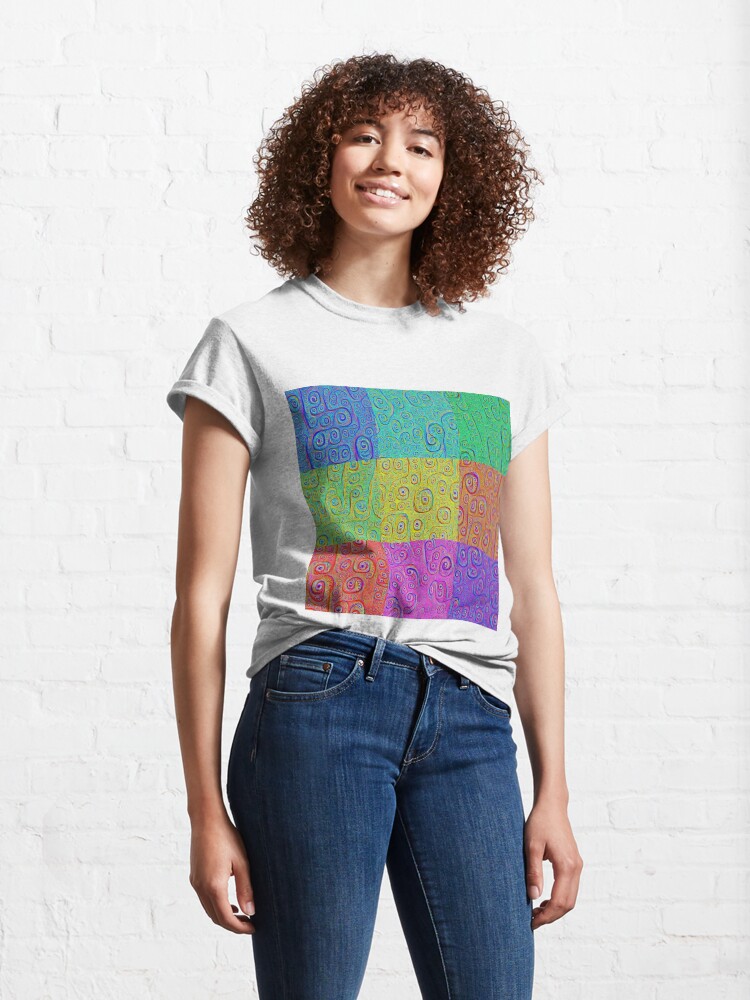 Alternate view of Deep Dreaming of a Color World 2K Classic T-Shirt