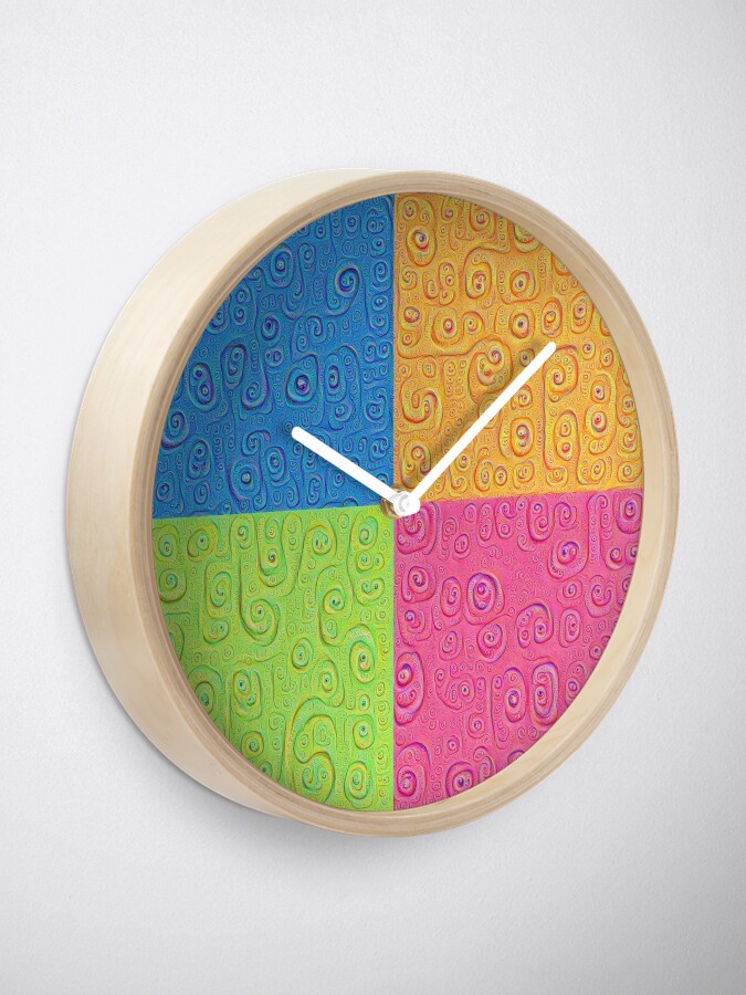 Alternate view of Deep Dreaming of a Color World 4K Saturation Clock