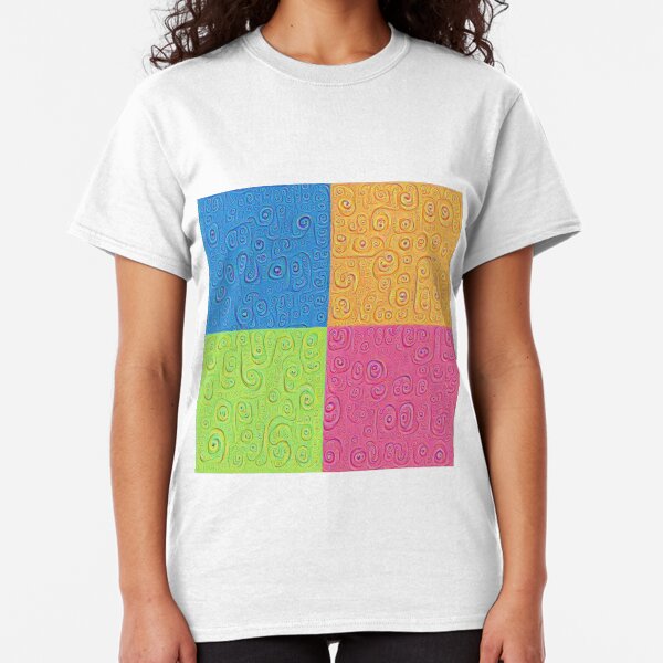 Deep Dreaming of a Color World 4K Saturation Classic T-Shirt