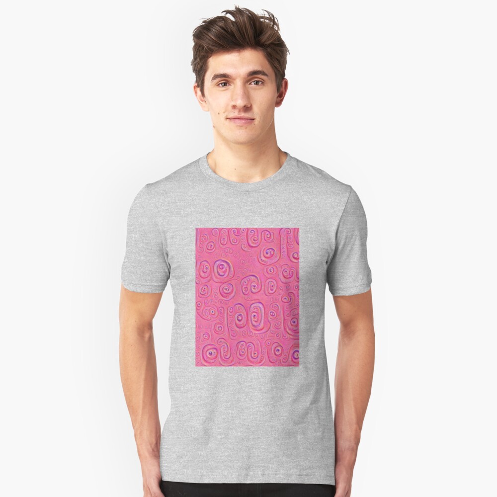 Deep Dreaming of a Purple World 4K Slim Fit T-Shirt