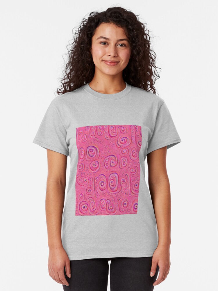 Alternate view of Deep Dreaming of a Purple World 4K Classic T-Shirt