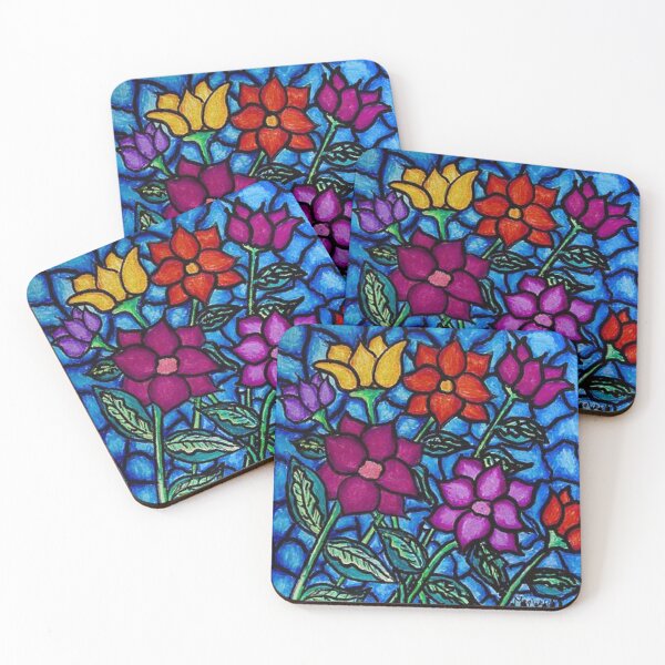 Item preview, Mosaic flowers designed and sold by catapat60.