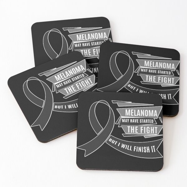 Item preview, Meaningful Melanoma Awareness Gift - Started The Fight But I Will Finish It - Black Ribbon Gifts - Survivor designed and sold by kntranhoang.