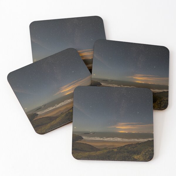 Item preview, Stars are out over  Rhossili Bay, Gower Peninsular. designed and sold by Richard Morgan.