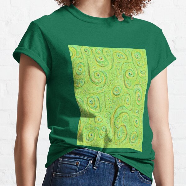 Deep Dreaming of a Green World 4K Classic T-Shirt