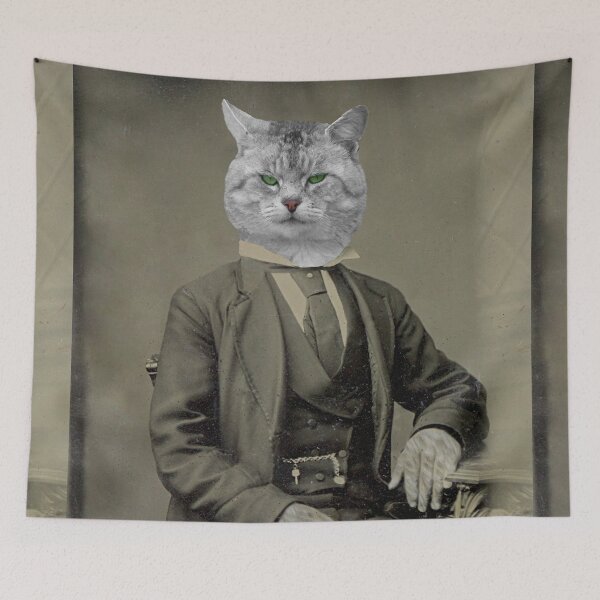 Item preview, Cat of Distinction designed and sold by Loveday Funck.