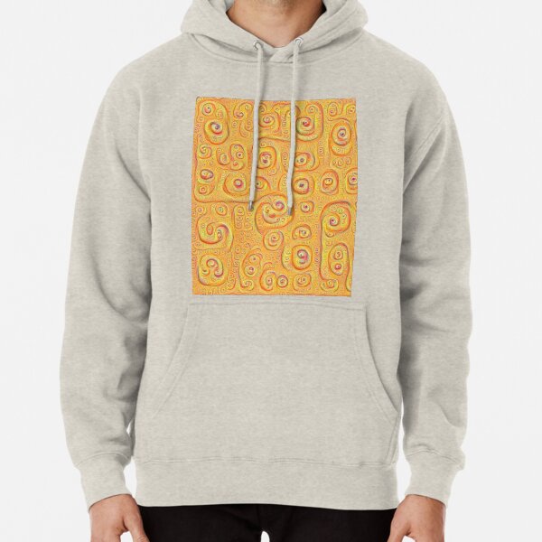 Deep Dreaming of a Yellow-Orange World 4K Pullover Hoodie