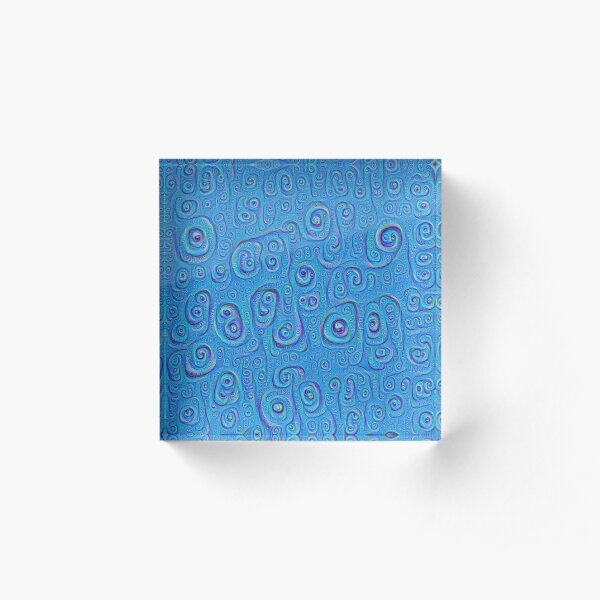 Deep Dreaming of a Blue World 4K Acrylic Block