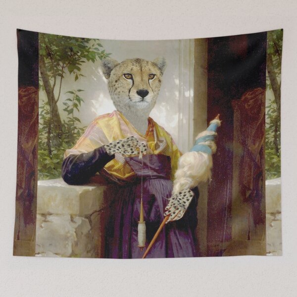Item preview, Cheetah Lady Spins designed and sold by Loveday Funck.