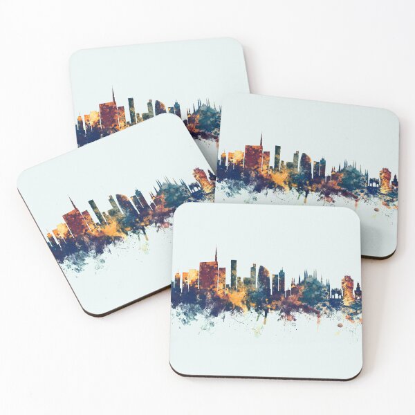 Item preview, Milan Italy Skyline designed and sold by ArtPrints.