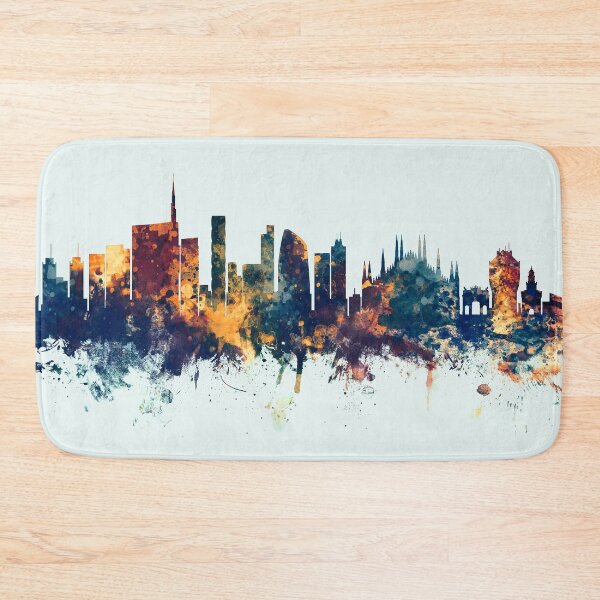 Item preview, Milan Italy Skyline designed and sold by ArtPrints.