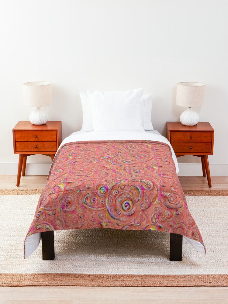 Alternate view of DeepDream Red Full 4K Comforter