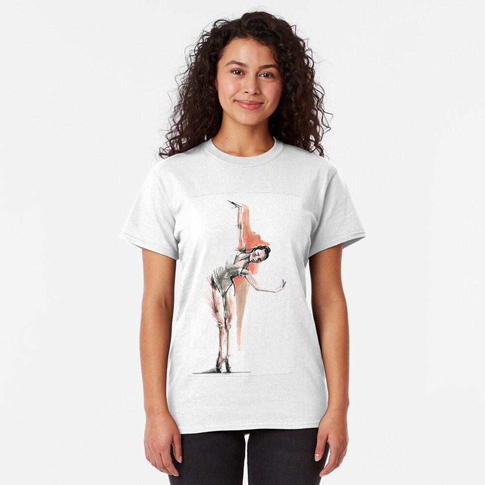 Original Ballet Dance Drawing Classic T-Shirt