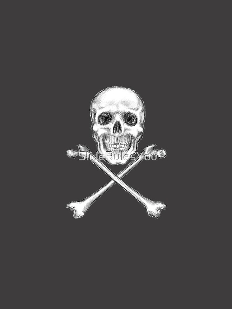 Skull and Crossbones by SlideRulesYou