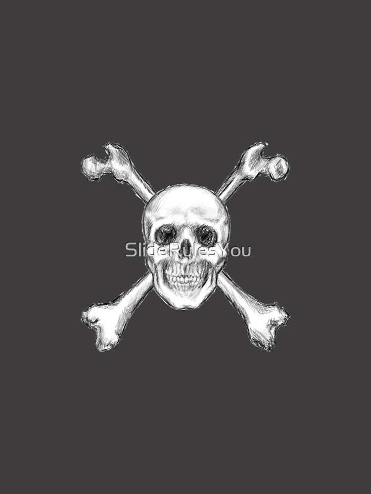 Skull and Crossbones, Centred by SlideRulesYou