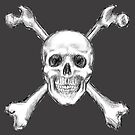 Skull and Crossbones, Centred by SlideRulesYou