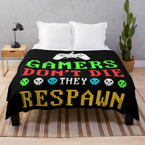 Item preview, Gamers Don't Die They Respawn designed and sold by mrhighsky.