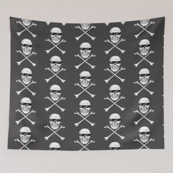 Item preview, Skull and Crossbones in Sunglasses designed and sold by SlideRulesYou.