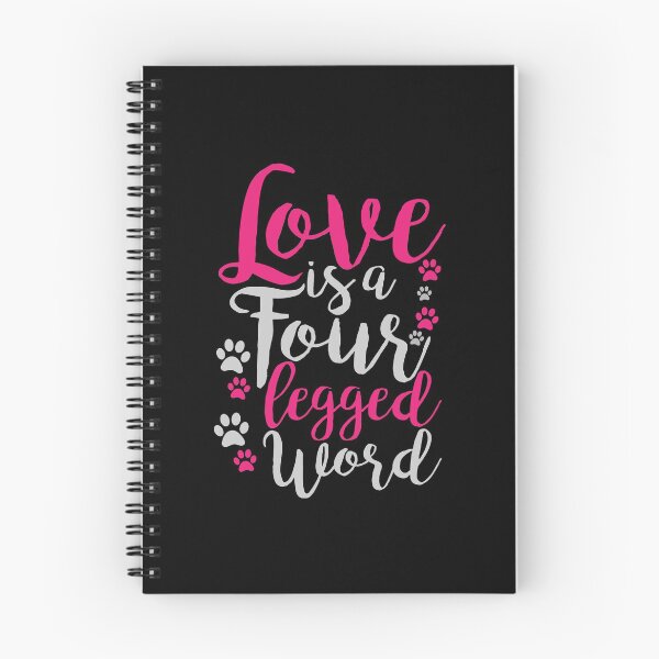 Item preview, Dog Mom Dad Love Is A Four Legged Word Pet Owner Gift designed and sold by TopDawgDesigns.