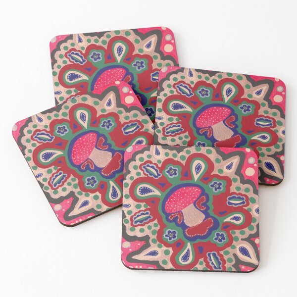 Item preview, Mushroom Mandala designed and sold by ArtByAlisonLove.