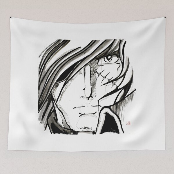 Item preview, captain harlock face designed and sold by pechane.