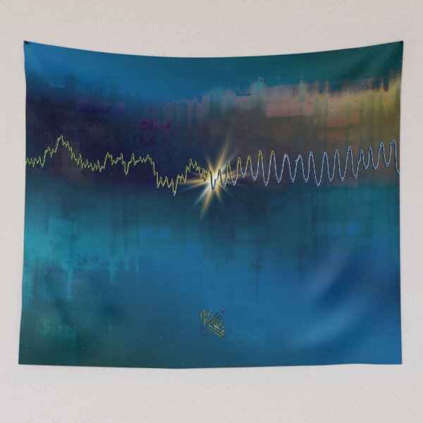Item preview, Heartbeat Rhythm Wave Grunge designed and sold by NorthernBell.