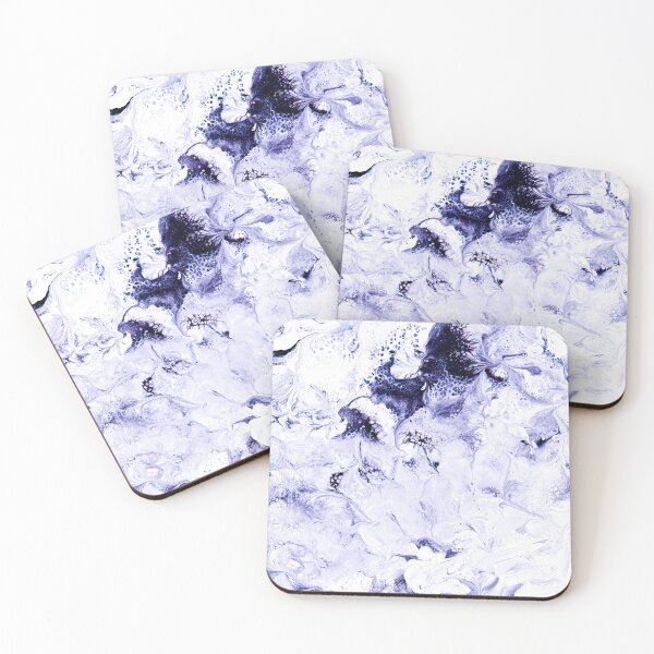 Artikelvorschau, Placidness Purple - Acrylic Pouring / Acryl Gießen entworfen und verkauft von fabenfro.