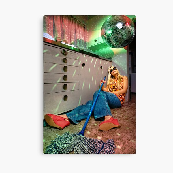 Disco Kitchen Canvas Print